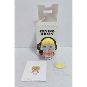 POP MART CRYBABY CRYING AGAIN FIGURES BLIND BOX BABY BLONDE W STAND & CARD